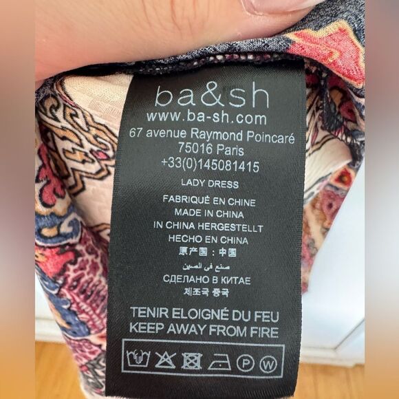 ba&sh Jorgina Bandana Print Midi Dress XS - Picture 9 of 11